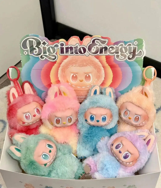 Labubu The Monsters -Big Into Energy V3 V4 Series - Vinyl Pendant Doll Keychain