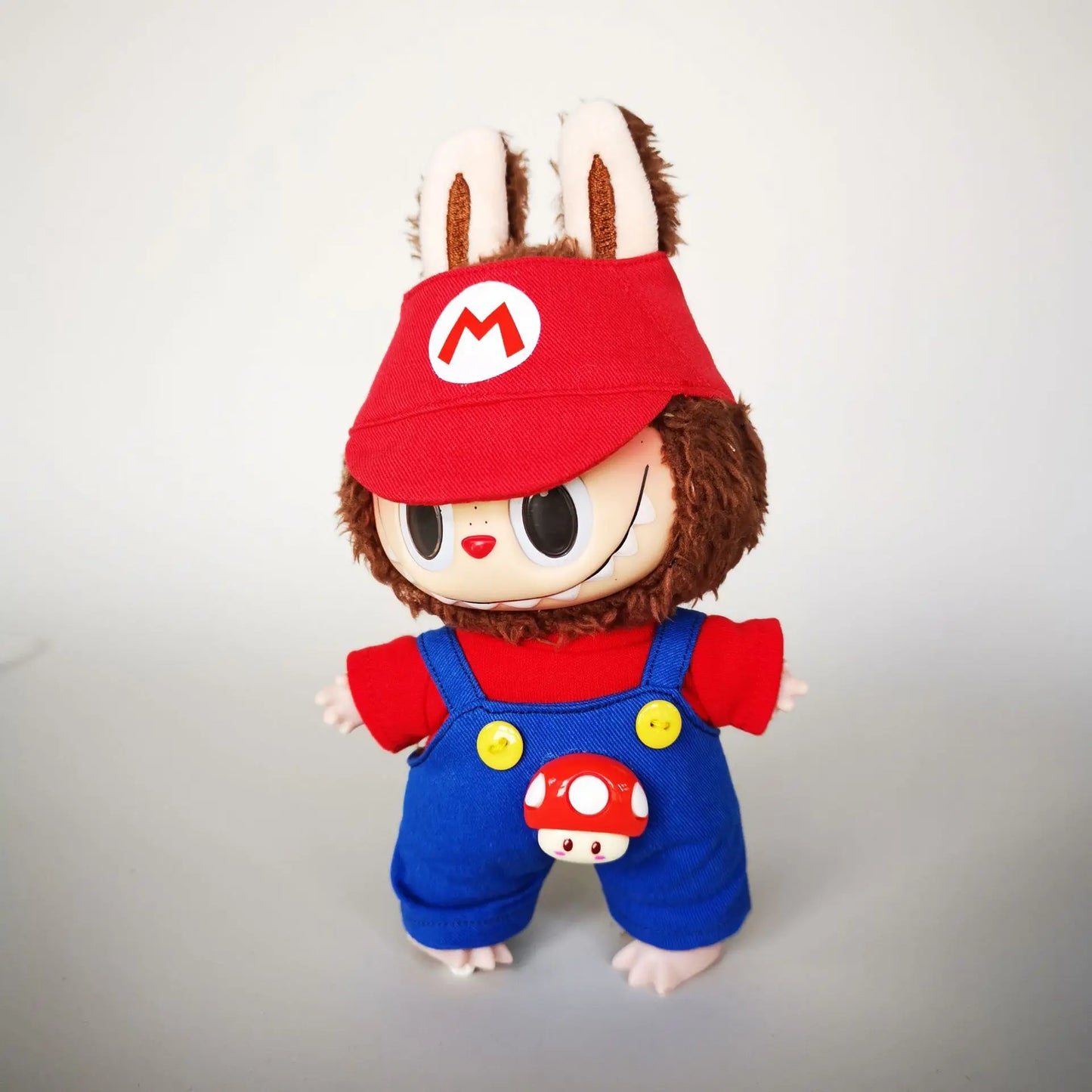 Super Mario & Luigi-Themed Outfits for 17 cm Labubu Dolls