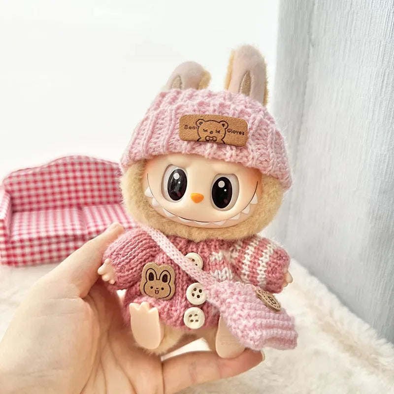Labubu The Monster Clothes Cute Sweater And Bag