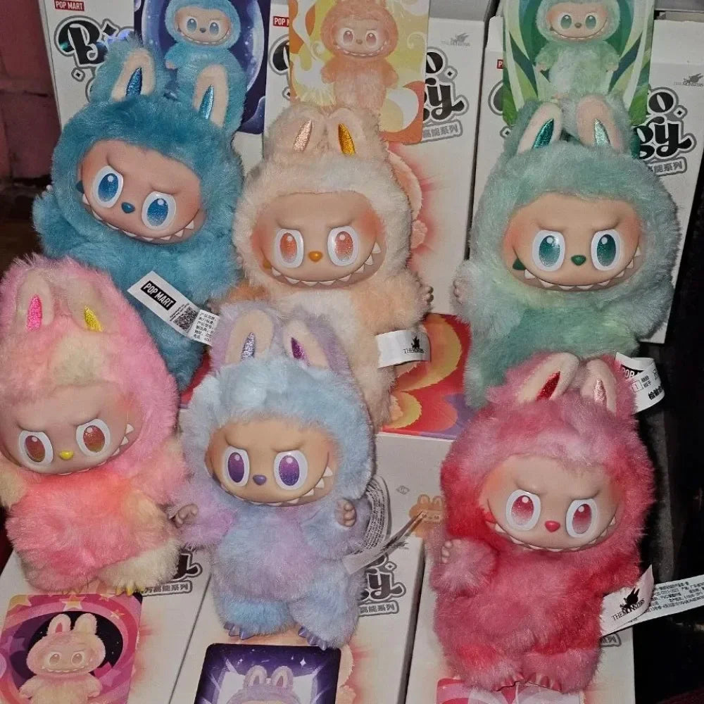 Labubu V1 V2 V3 Doll Keychain