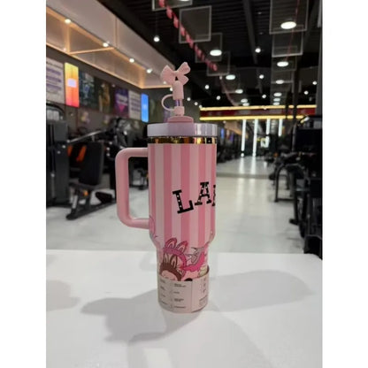 Labubu 40oz Vacuum Insulated Stainless Steel Tumbler With Straw