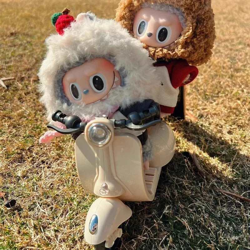 Labubu Doll Mini Electric Scooter | Fun Accessory with Lights & Music for Labubu Dolls