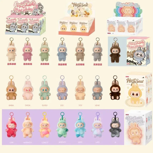Labubu V1 V2 V3 Doll Keychain