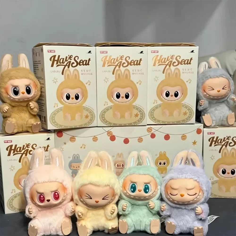 Labubu V1 V2 V3 Doll Keychain