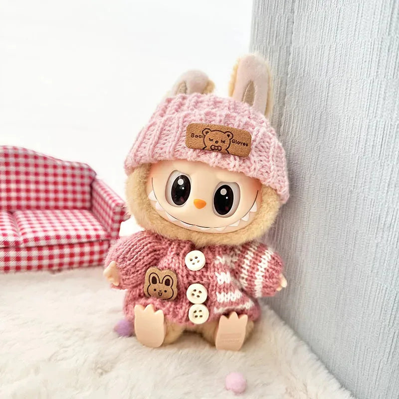 Labubu The Monster Clothes Cute Sweater And Bag