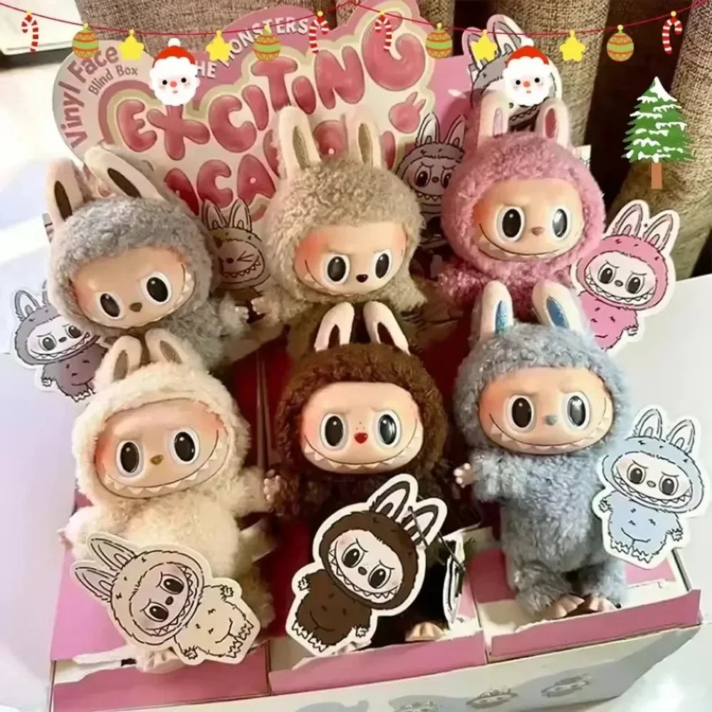 Labubu V1 V2 V3 Doll Keychain