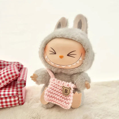 Labubu The Monster Clothes Cute Sweater And Bag