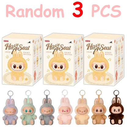 Labubu V1 V2 V3 Doll Keychain