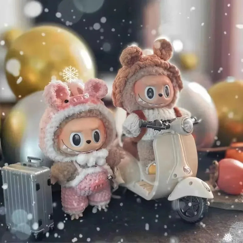 Labubu Doll Mini Electric Scooter | Fun Accessory with Lights & Music for Labubu Dolls