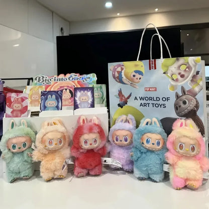Labubu V1 V2 V3 Doll Keychain