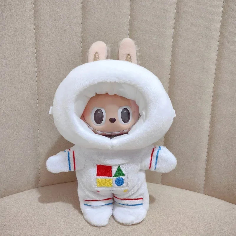 Labubu 17 cm Astronaut Outfit | Monster Series Doll Spacesuit Clothes