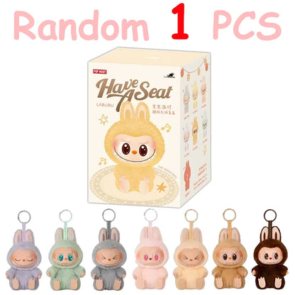 Labubu V1 V2 V3 Doll Keychain