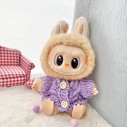 Labubu The Monster Clothes Cute Sweater And Bag