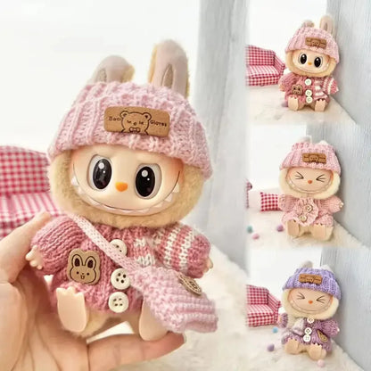 Labubu The Monster Clothes Cute Sweater And Bag