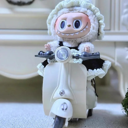 Labubu Doll Mini Electric Scooter | Fun Accessory with Lights & Music for Labubu Dolls