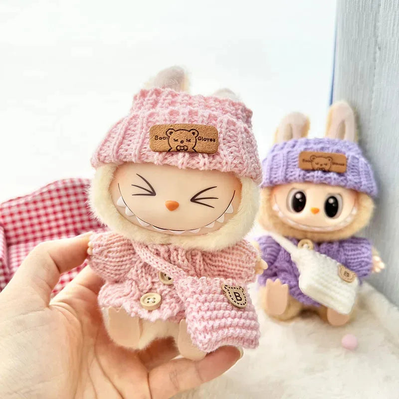 Labubu The Monster Clothes Cute Sweater And Bag