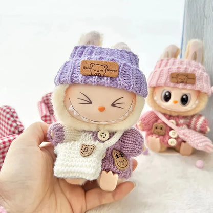Labubu The Monster Clothes Cute Sweater And Bag