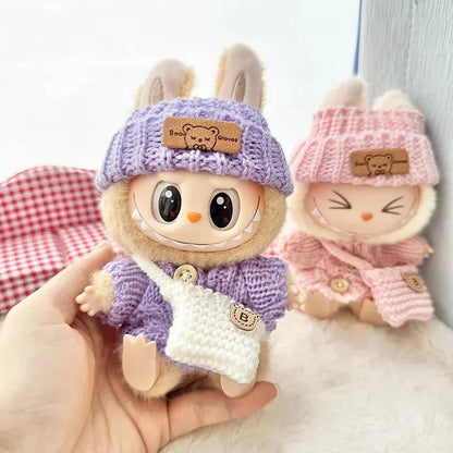 Labubu The Monster Clothes Cute Sweater And Bag