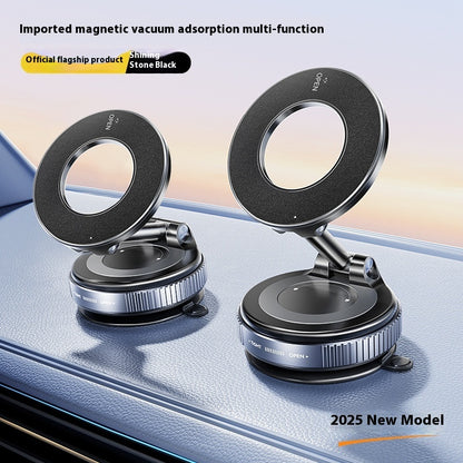 Magnetic Car Phone Holder | Foldable, Adjustable Suction Mount with Non-Slip Base